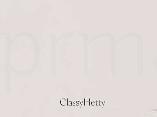 ClassyHetty